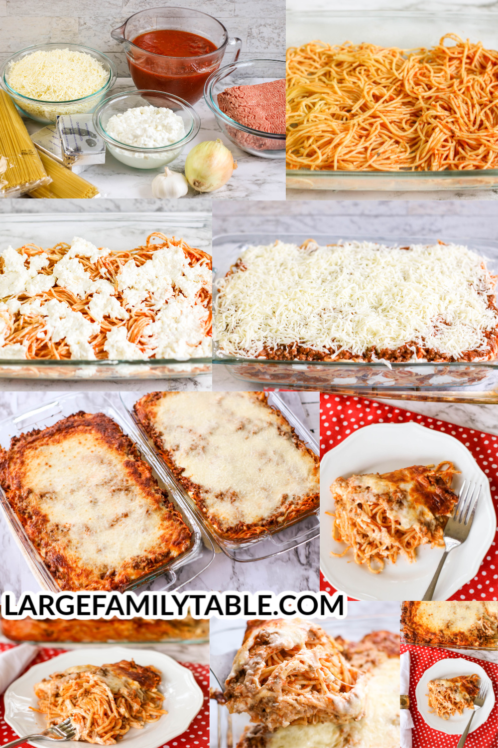 Baked Millionaire Spaghetti Casserole Large Family Recipe Large