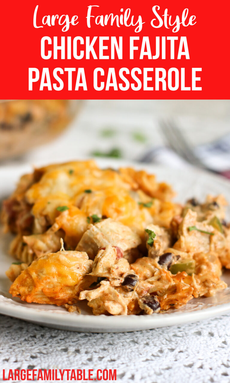 Chicken Fajita Pasta Casserole