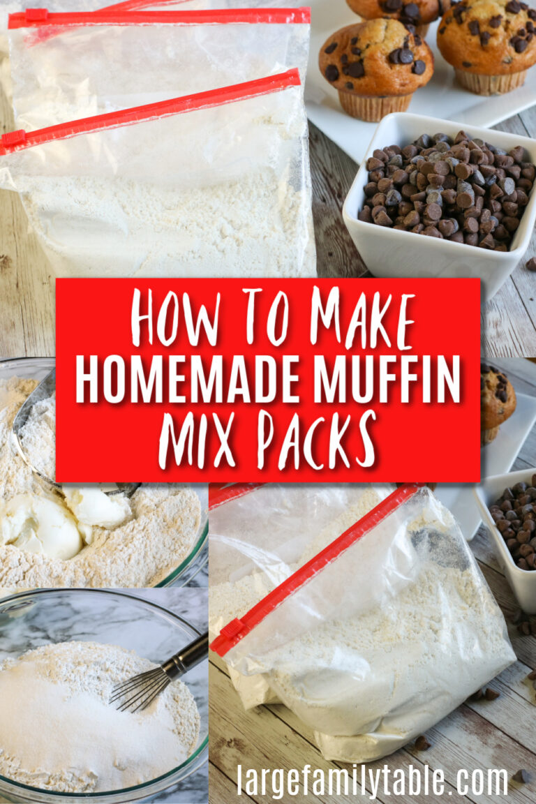 How to Make Homemade Muffin Mix Packs!