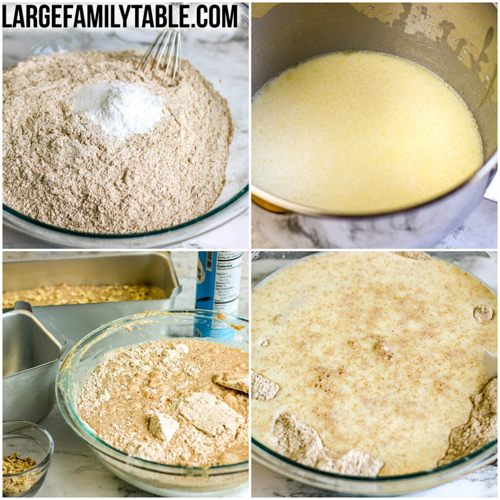 Big Family Honey Wheat Bread | Large Family Baking Recipes | Fill Your Freezer