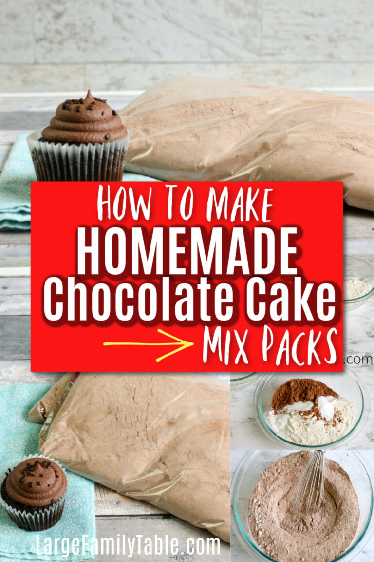 Homemade Chocolate Cake Mix