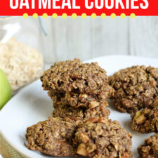 Apple Pie Oatmeal Breakfast Cookies | Large Family Dessert-image