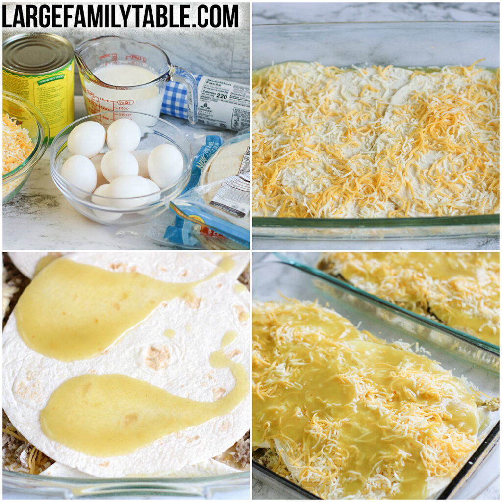 Breakfast Enchiladas | Large Family Breakfast Recipes