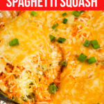 Buffalo Chicken Spaghetti Squash Casserole