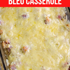 Low Carb Chicken Cordon Bleu Casserole