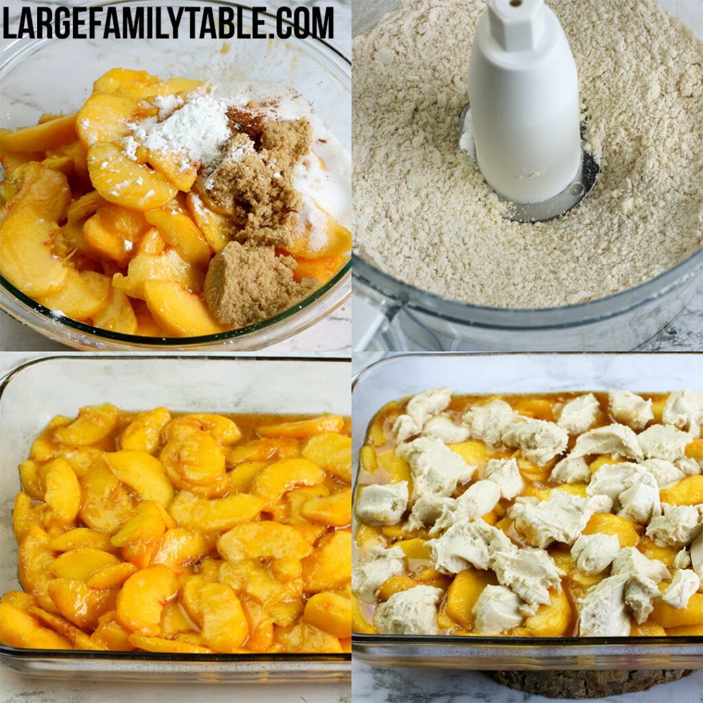 Fresh Peach Cobbler | Desserts for a Large Family