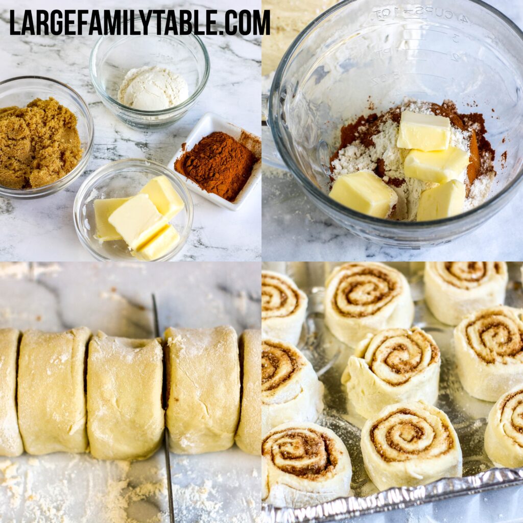 Homemade Cinnamon Rolls with Icing | Baking Ideas for Large Families