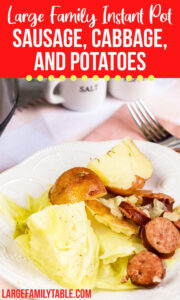 Sausage, Cabbage and Potatoes