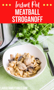 Instant Pot Meatball Stroganoff
