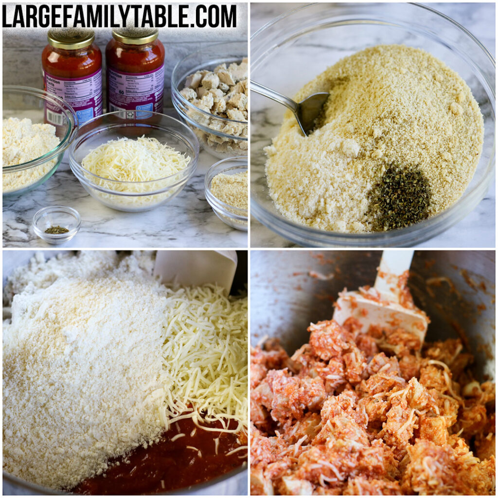 Large Family Low Carb Parmesan Chicken Casserole | Large Family Meals