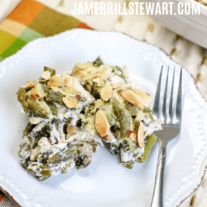 Low Carb Slow Cooker Chicken and Green Beans Casserole.