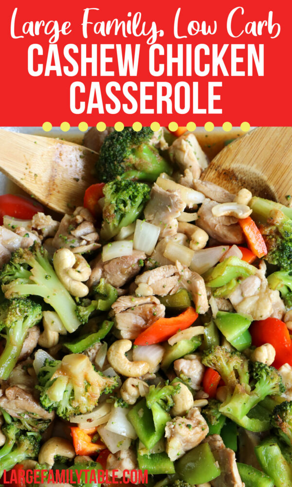 Large Family Low Carb Cashew Chicken Casserole | Dairy-Free Recipes ...