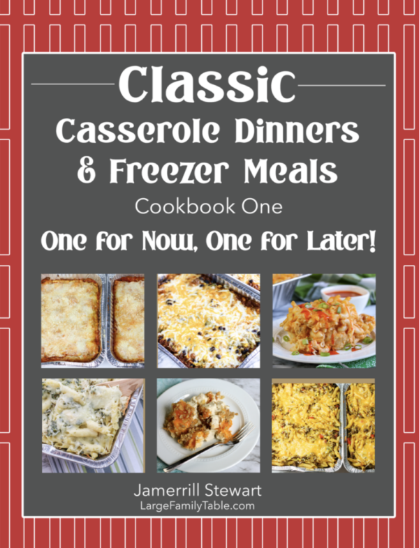 classic casserole dinners and freezer meals cookbook