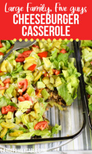 Low Carb Five Guys Cheeseburger Casserole | Freezer Meal Ideas for ...
