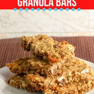 Large Family Freezer Friendly Homemade Granola Bars | Large Family Freezer Meals