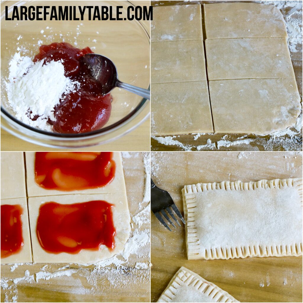Make-Ahead Homemade Pop-Tarts Freezable | Large Family Freezer Meals & Snacks