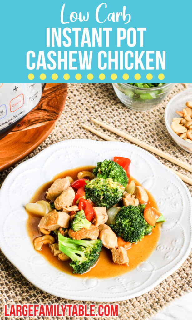 low carb instant pot cashew chicken
