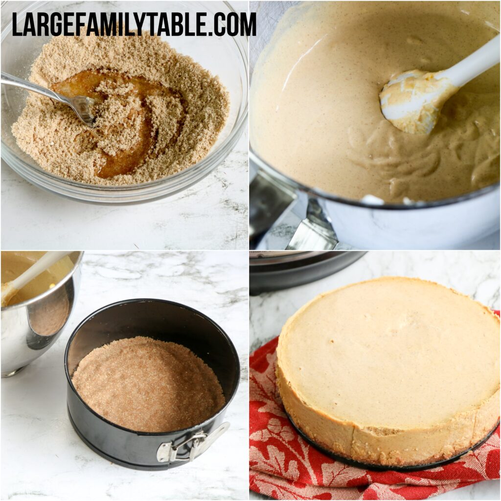 Instant Pot Low Carb Pumpkin Cheesecake