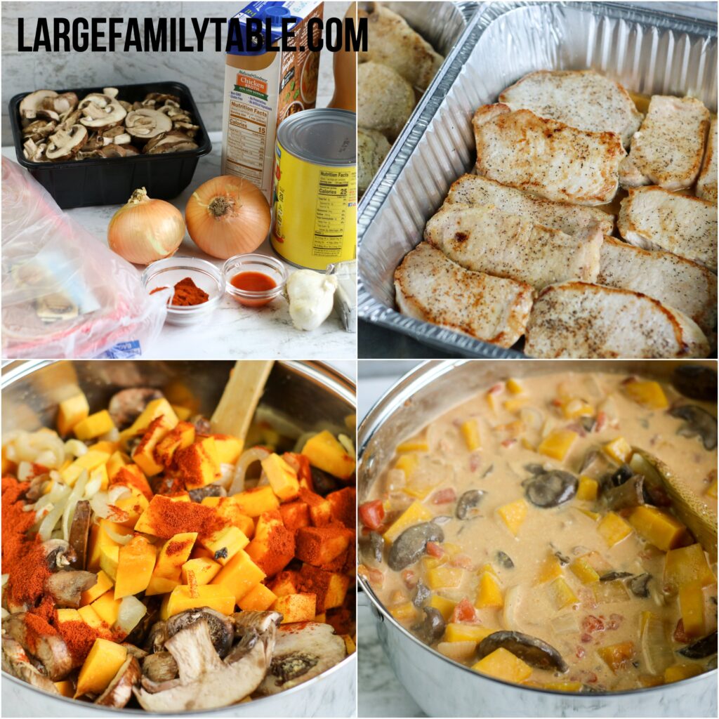 Large Family Low Carb Creamy Pork Casserole | Freezer Friendly | Meals for Big Families