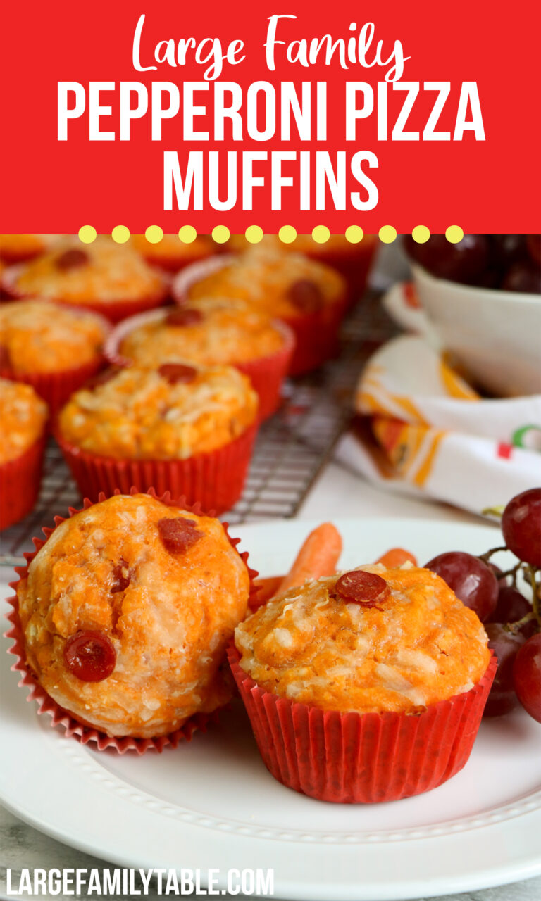 Pepperoni Pizza Muffins