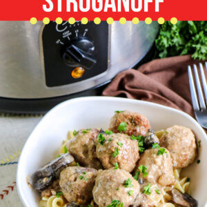 Turkey Meatball Stroganoff