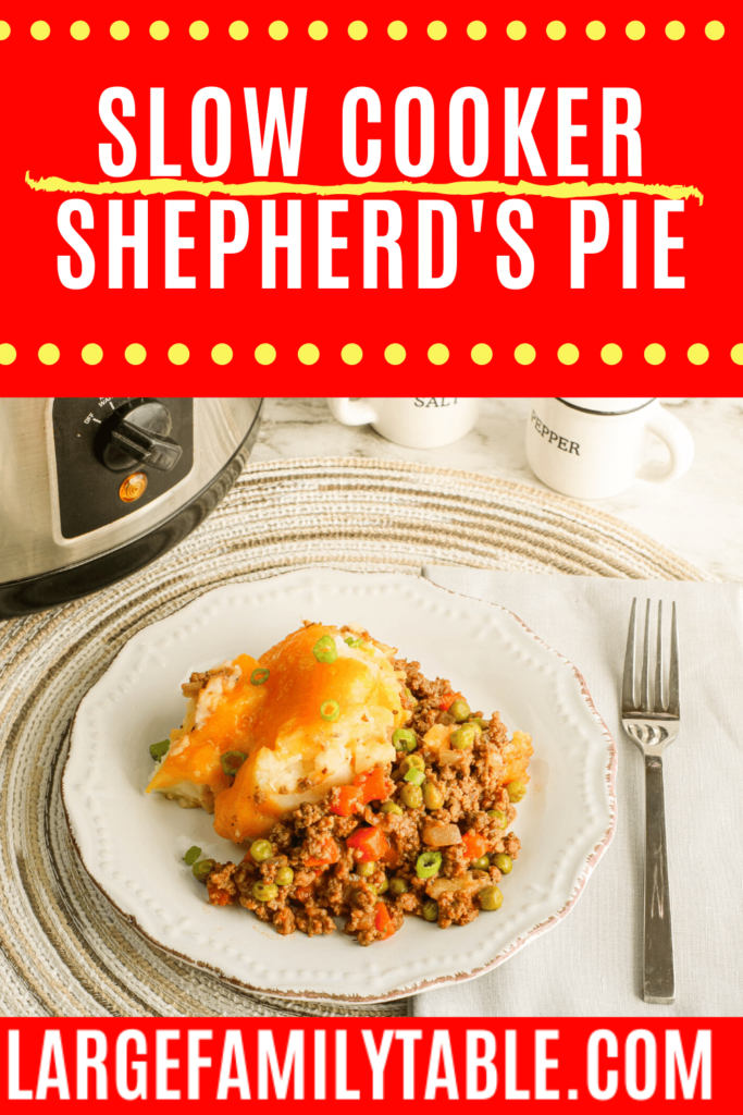 slow cooker shepherd's pie