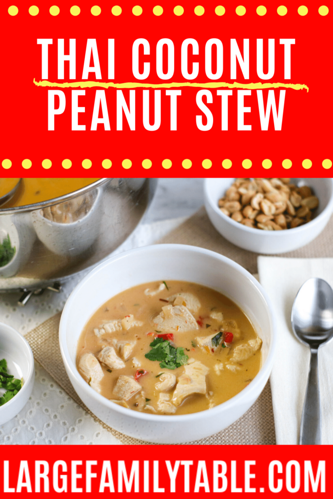 thai coconut peanut stew