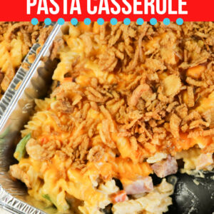 Cheesy Ham and Pasta Casserole