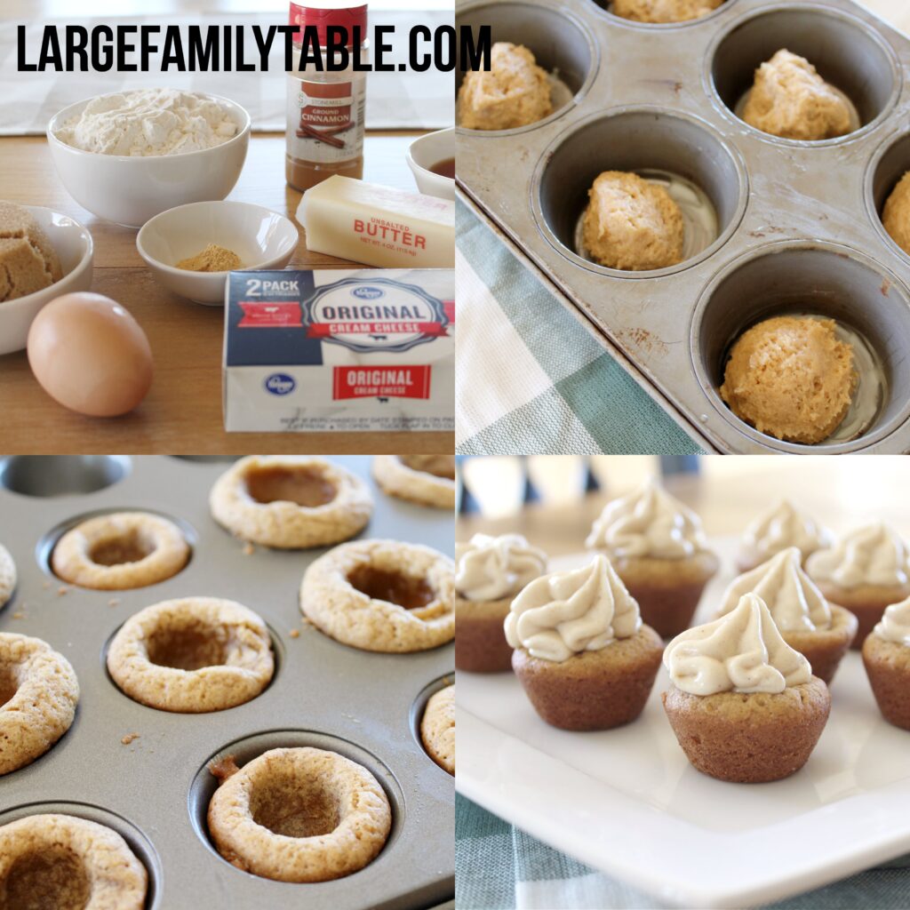 Large Family Make-Ahead Gingerbread Cookie Cups | Cupcakes for a Big Family