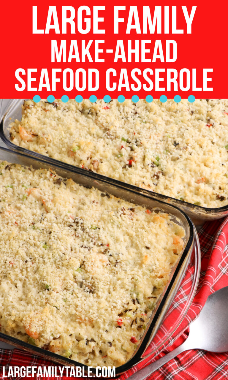 Make-Ahead Seafood Casserole