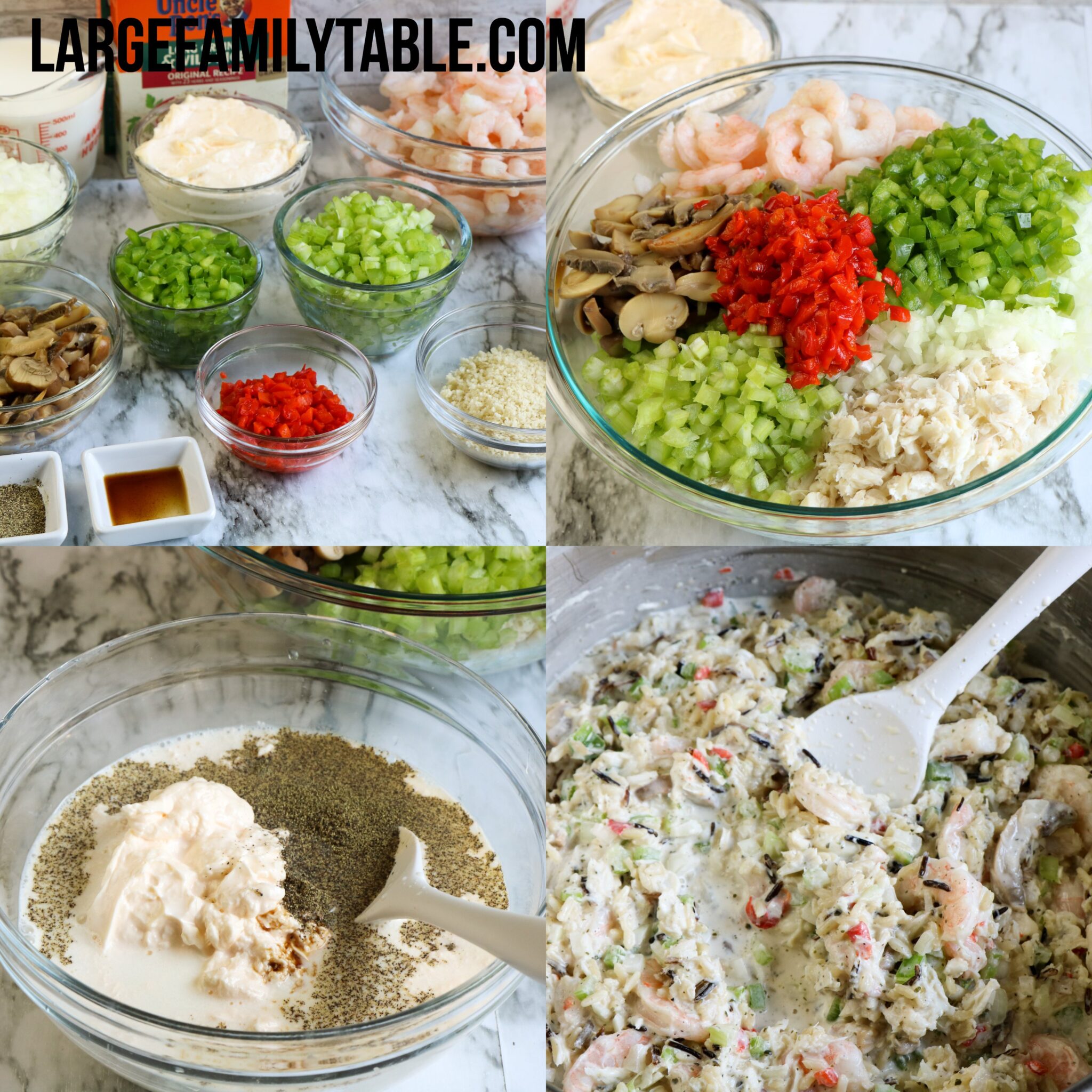MakeAhead Seafood Casserole Freezeable Large Family Casseroles