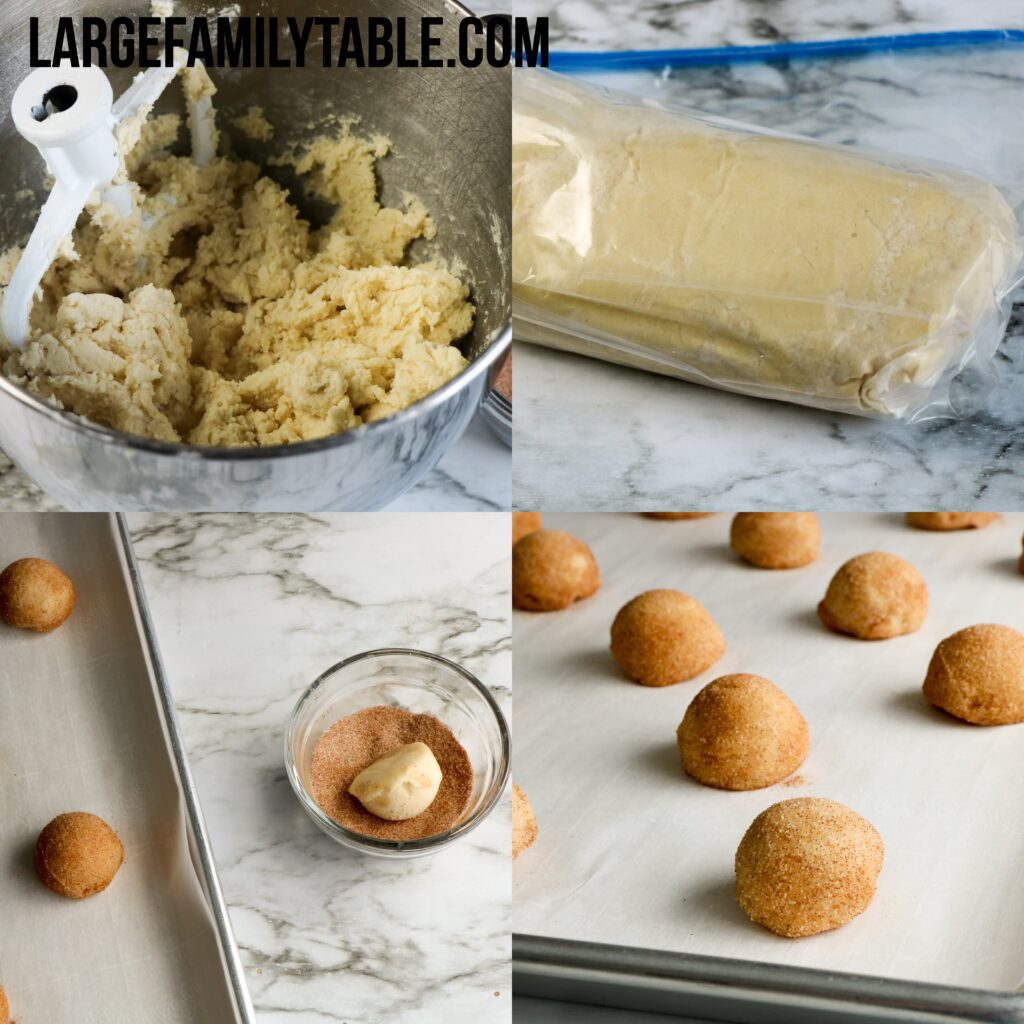 Large Family Snickerdoodles Recipe | Make-Ahead Cookie Dough You Can Freeze