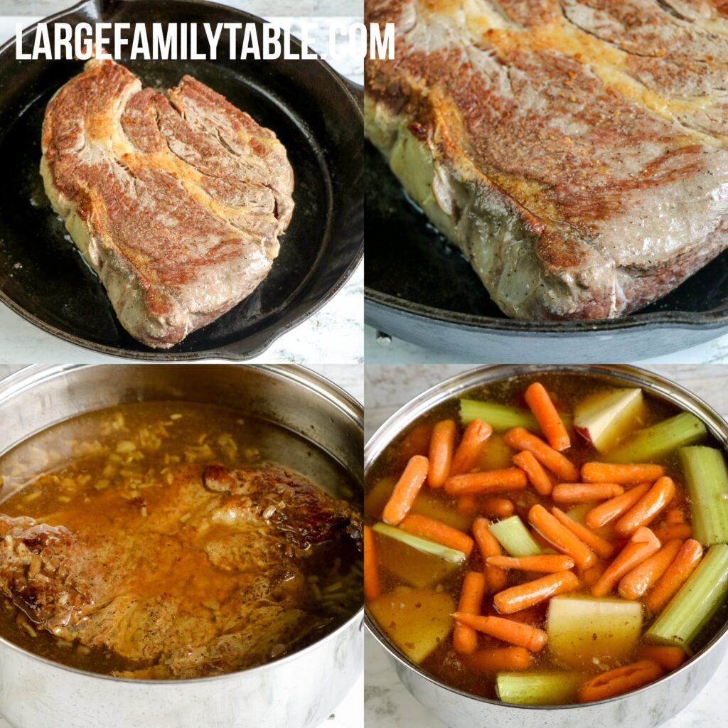 Large Family Stove Top Pot Roast | Dinner for a Large Family, Dairy Free