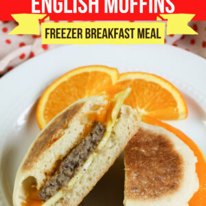 Large Family Sausage Egg and Cheese English Muffin