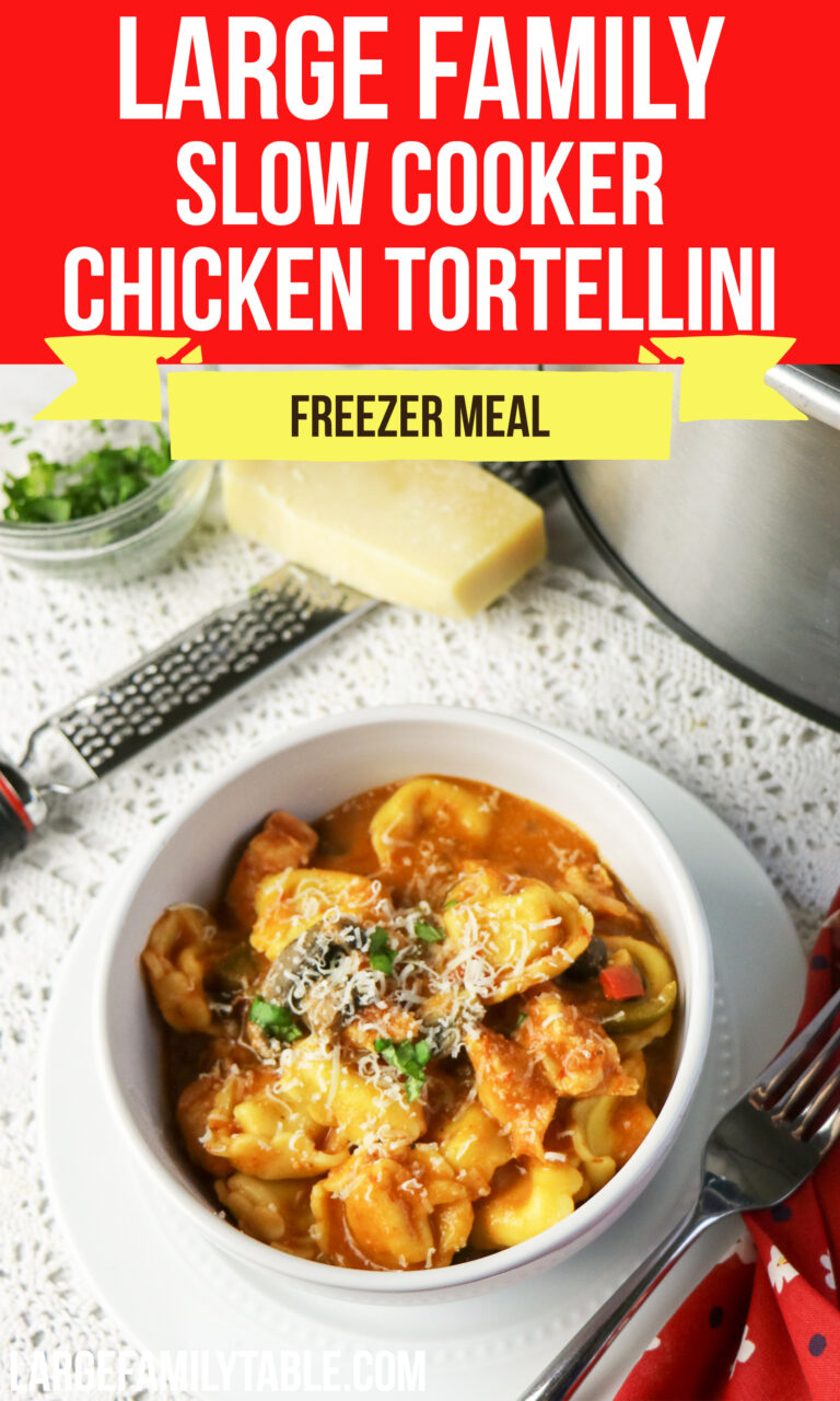 Slow Cooker Chicken Tortellini