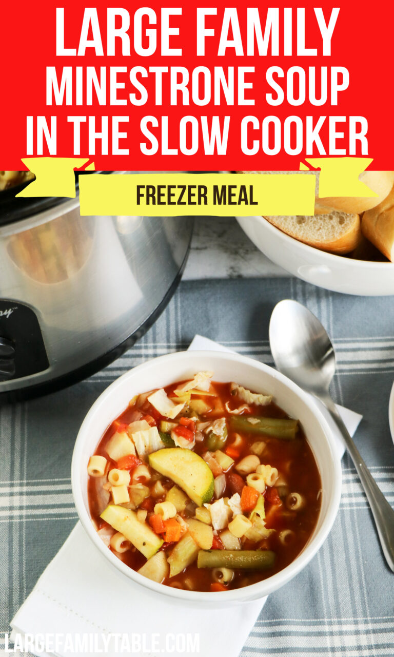 Minestrone Soup in the Slow Cooker