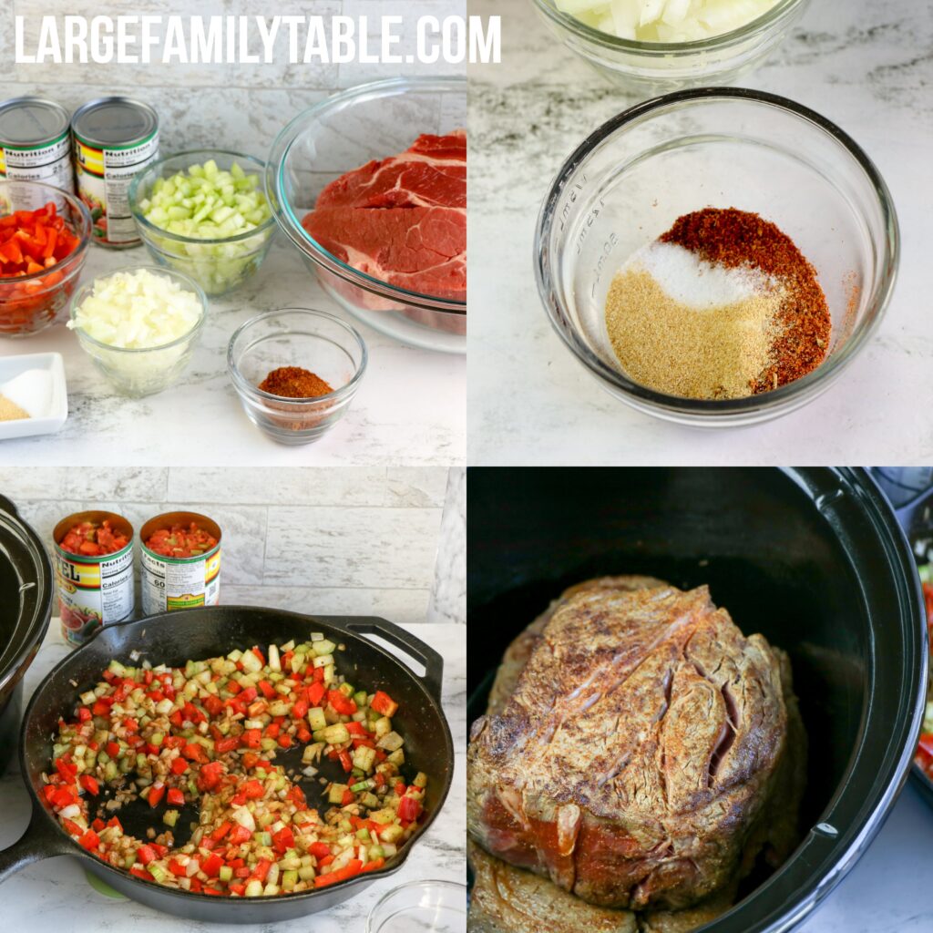 Large Family Slow Cooker Freezer Meals Cajun Style Pot Roast Recipe