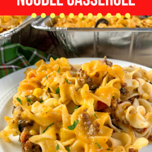 Hearty Beef and Corn Noodle Casserole