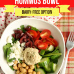 Large Family Loaded Greek Hummus Bowl