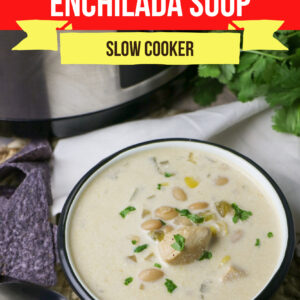 Large Family White Bean and Chicken Enchilada Soup
