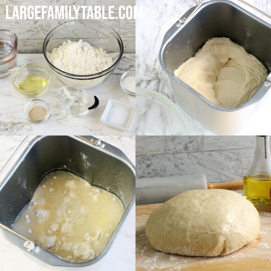 Large Family Bread Machine Pizza Dough, Dairy-free
