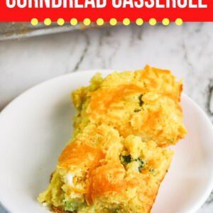 Large Family Broccoli Cornbread Casserole