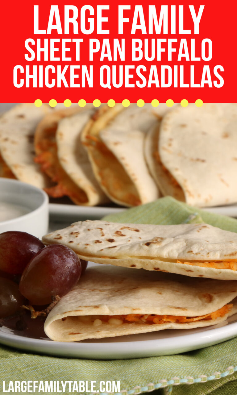 Sheet Pan Buffalo Chicken Quesadillas
