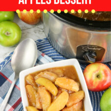 Large Family Slow Cooker Baked Apples Dessert-image