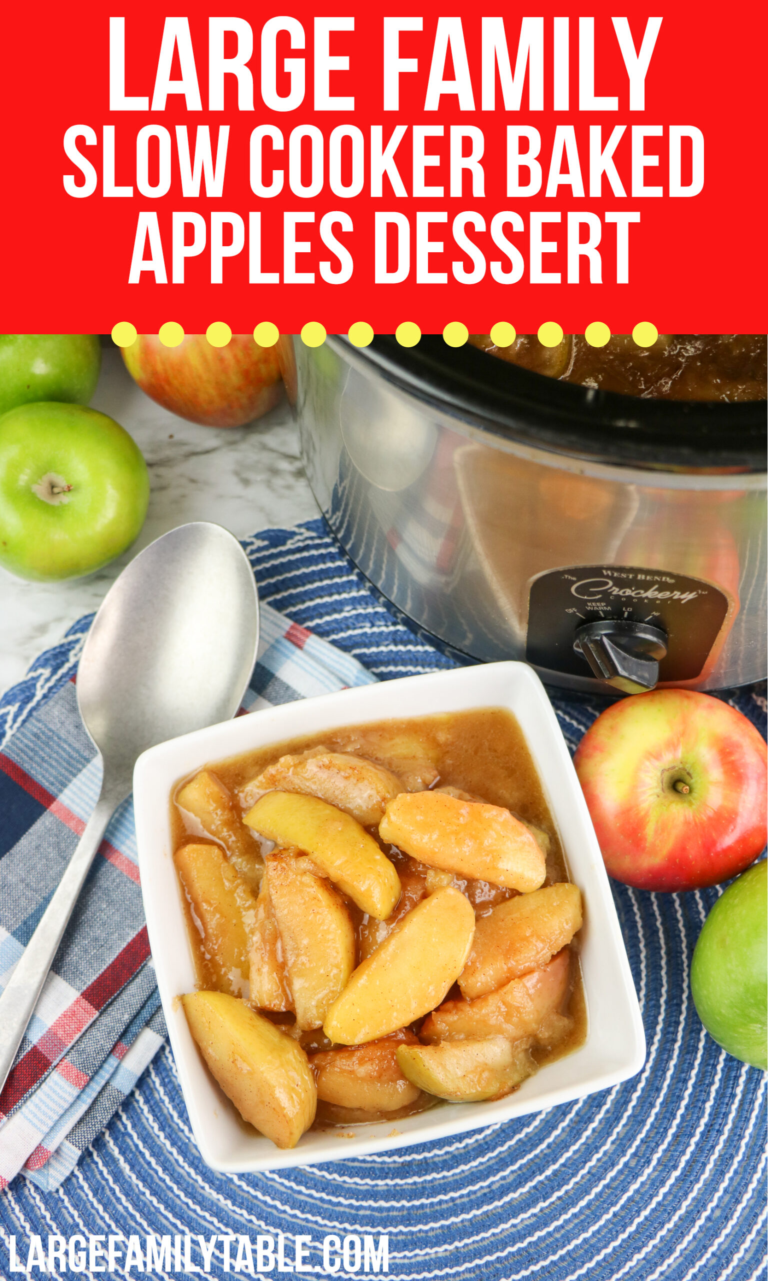 Slow Cooker baked Apples