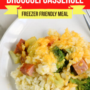 Large Family Smoked Sausage and Broccoli Casserol