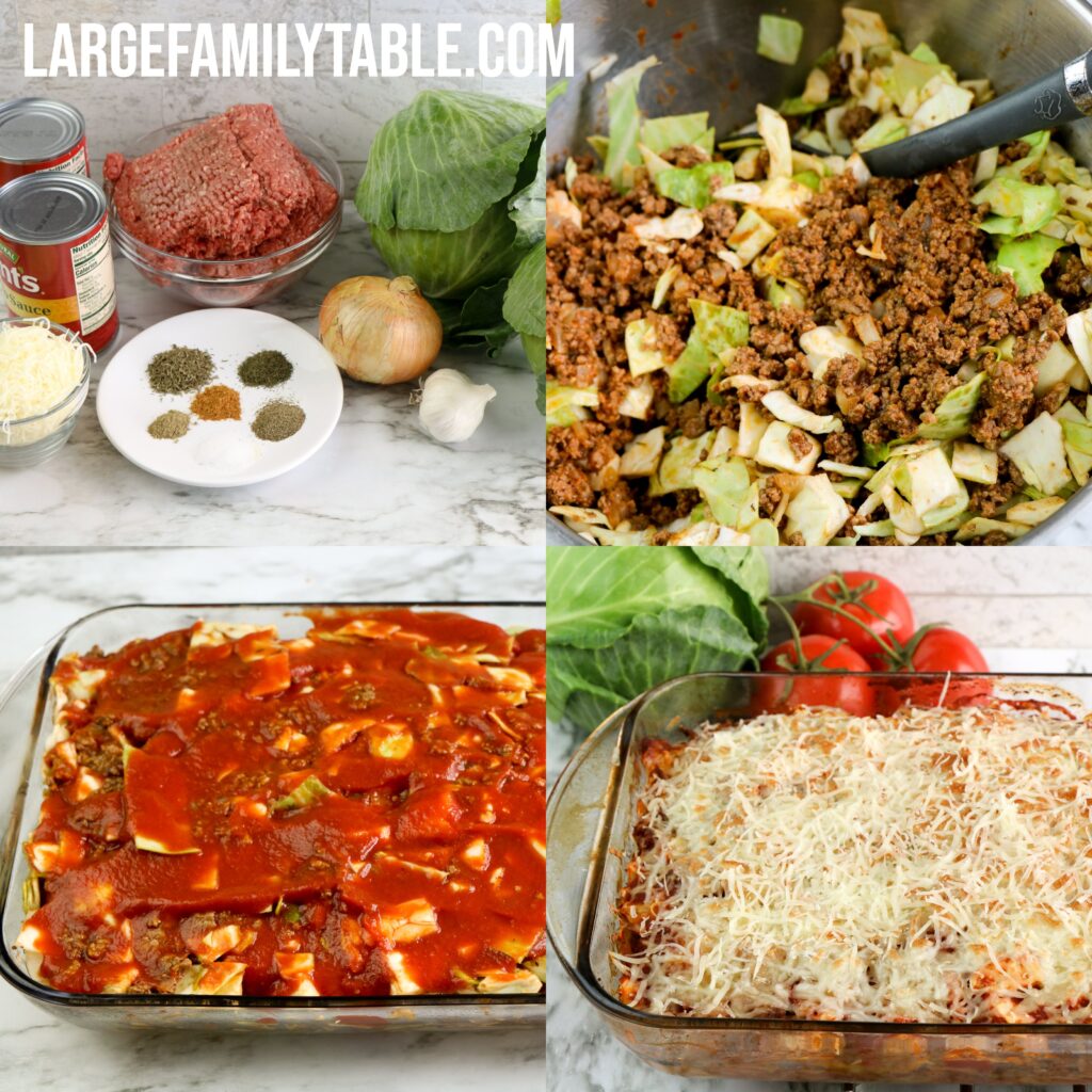 Large Family Low Carb Cabbage Roll Casserole, THM-S