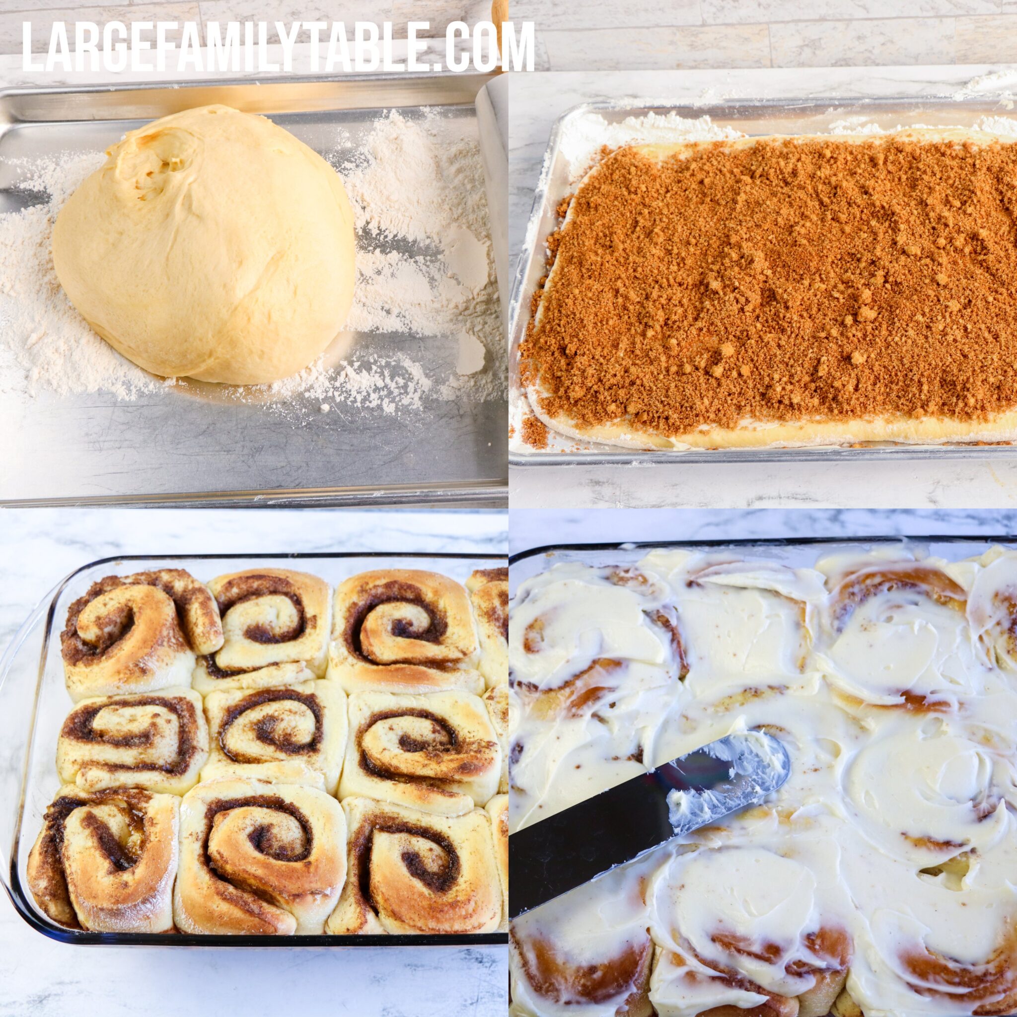 Large Family Bread Machine Cinnamon Rolls Freezable, MakeAhead Two