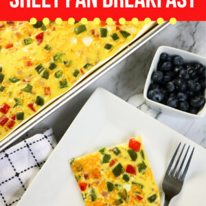 Large Family Denver Omelet Sheet Pan Breakfast
