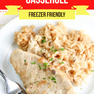 Large Family Pork Chops and Rice Casserole